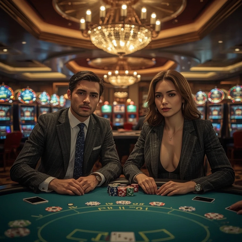 Deux joueurs de poker au Casino.io
